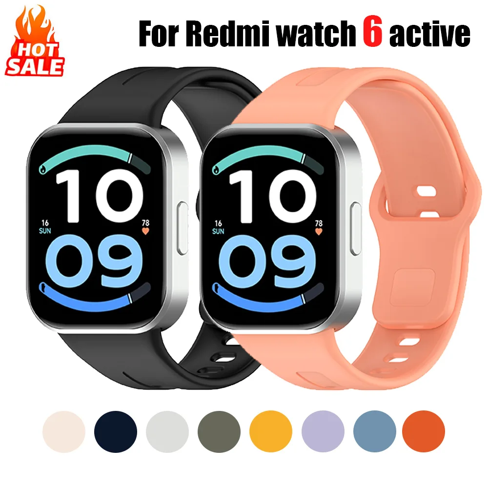 Originalarmband für Redmi Watch 6 Active Sports Atmungsaktives, komfortables, wasserdichtes Armband Correa für Redmi Watch 6 Active