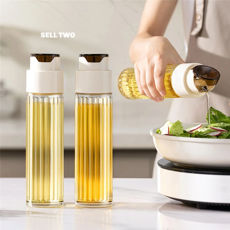 

ABPR-Automatic Opening And Closing Oil Pot Non Hanging Oil Glass Oil Pot Household Soy Sauce Bottle