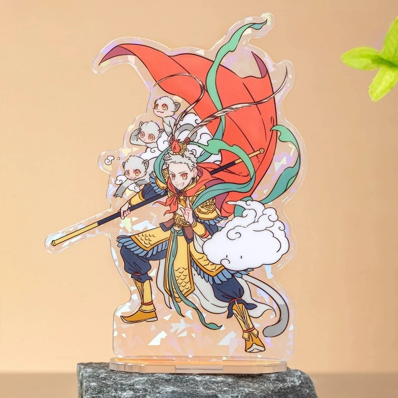 

Оригинальное аниме без человека, серия 9th Anniversary Xiaoyu Nezha Ao Lie Sunwukong, акриловая стоячая карта, периферийная подвеска в стиле аниме