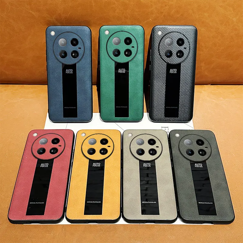 حافظة لهاتف انفينيكس Zero40 4G 5G بتصميم عمل بسيط فاخر ومطابقة من الجلد العادي غطاء مضاد للسقوط لهاتف انفينيكس زيرو 40 فوندا #5