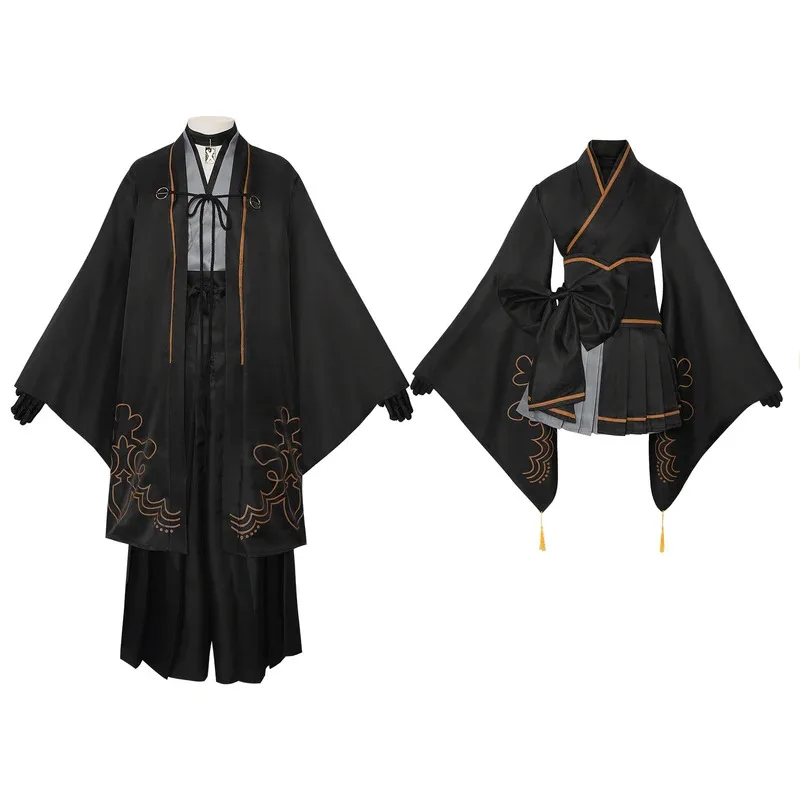 

Nier Automata Yorha 2B 9S Cosplay Costume Women Men Anime Cosplay Clothes Kimono Holloween Party Cool Black Uniforms DOUJIN Suit