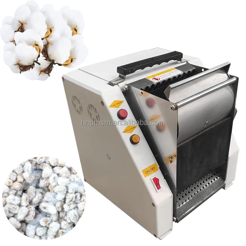 Manufactory Direct Small Scale Cotton Ginning Plant Cheap Cotton Seed Separating Machine Cotton Seed Cleaning Device Machine