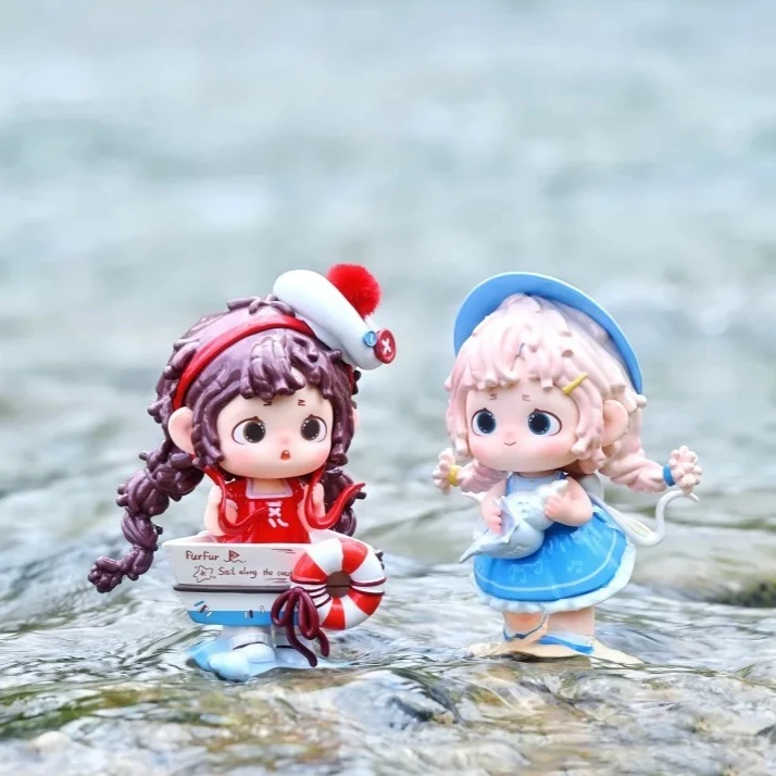 

New FurFur The Happy Collection Series Blind Box Cute Kawaii Anime Doll FurFur Surprise Bag Anime Action Figures Mystery Box Toy