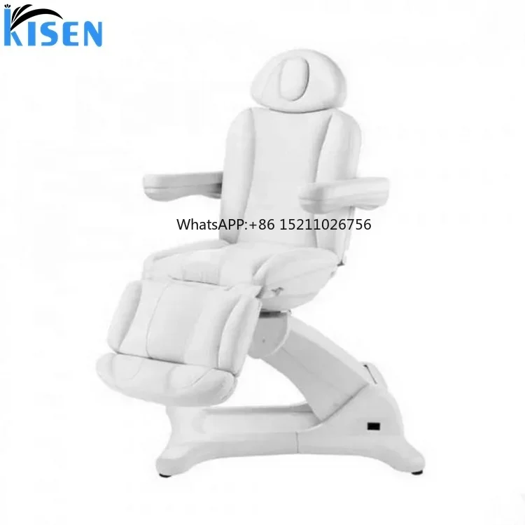 

Beauty Spa Salon Cosmetic 4 Electric Motors Adjustable Treatment Massage Table Eyelash Facial Bed Podiatry clinic Chair