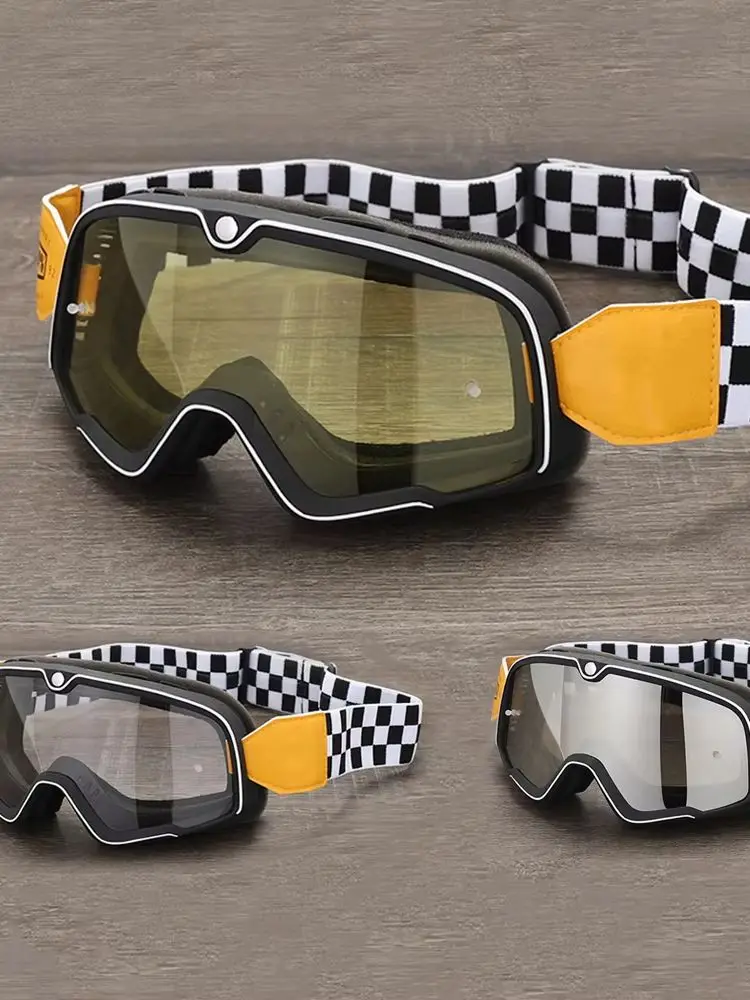 AliExpress WYMECT 2026 Motorcycle Retro Goggles Skiing Glasses Outdoors Motocross Sunglasses Helmet Riding Racing Cafe Racing Mountain Bike ATV