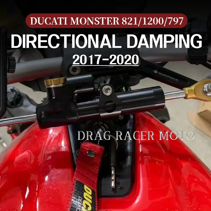 Estabilização de direção amortecedor suporte montagem moto motocicleta para ducati monster 1200 2014-2021