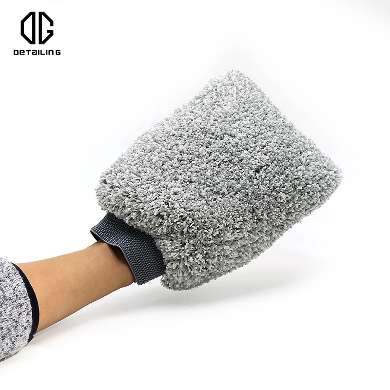 

ДЕТАЛИНГ Двусторонние серые водонепроницаемые перчатки из микрофибры для мойки автомобилей Сверхпрочное водопоглощение Средства по уходу за автомобилем