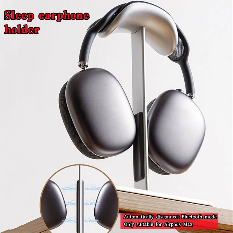 With Anti-Slip Silicone Pad Aluminum Alloy Headphone Stand Detachable Auto-sleep Headset Holder Display Shelf for Airpods Max