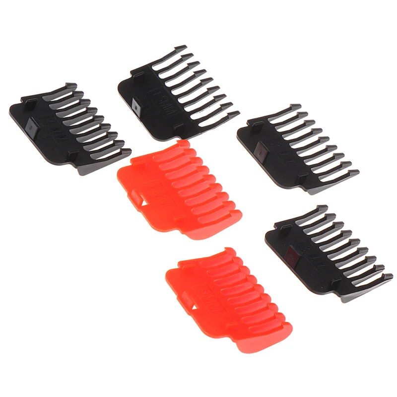 1Set Hair Clipper Guards Guide Combs Trimmer Cutting Guides Styling Tools Attachment Compatible 1.5/ 2/ 3/ 4/ 6/ 9mm