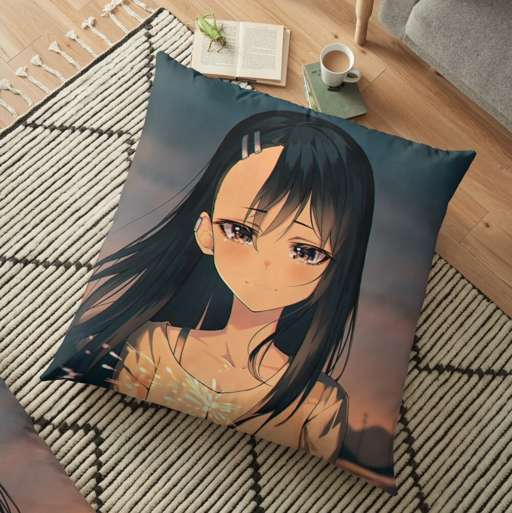 Don't Toy with Me Miss Nagatoro / Ijiranaide Nagatoro San Pillow Cases Sofa Car Throw Pillow Cushion Cover Home Decoration