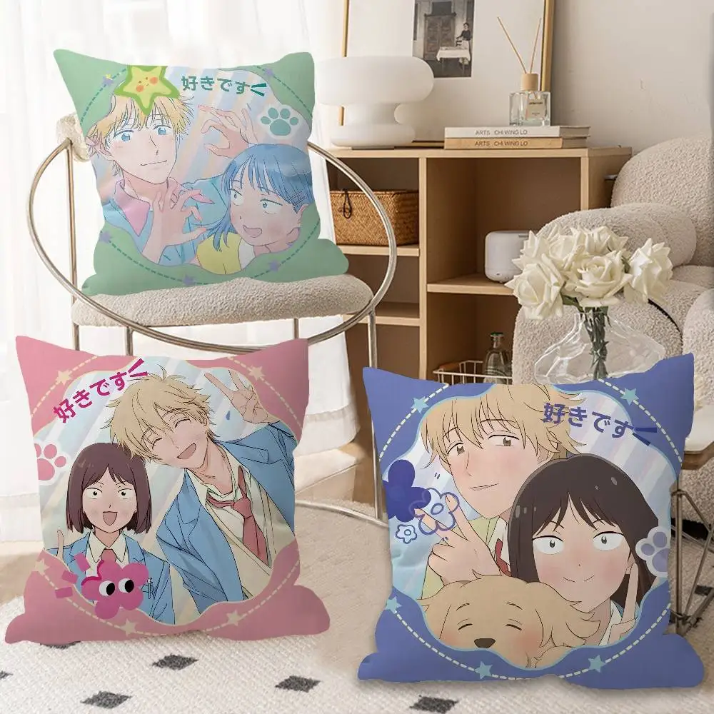 Slice Of Life Anime S-Skip A-And L-Loafer Pillow Anime Pillow Sofa Bed Head Pillow Cover Cushion Cover 45x45 cm Fashion