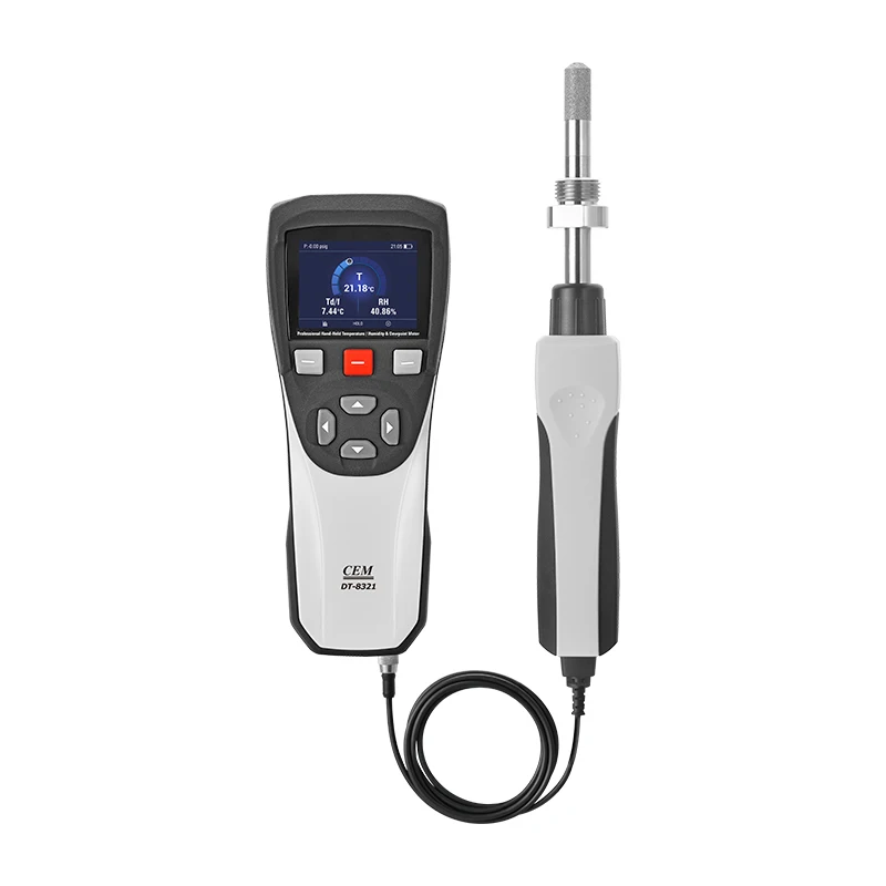 DT-8321  Handheld Data Logging Dew Point Meter for Spot-Checking Applications
