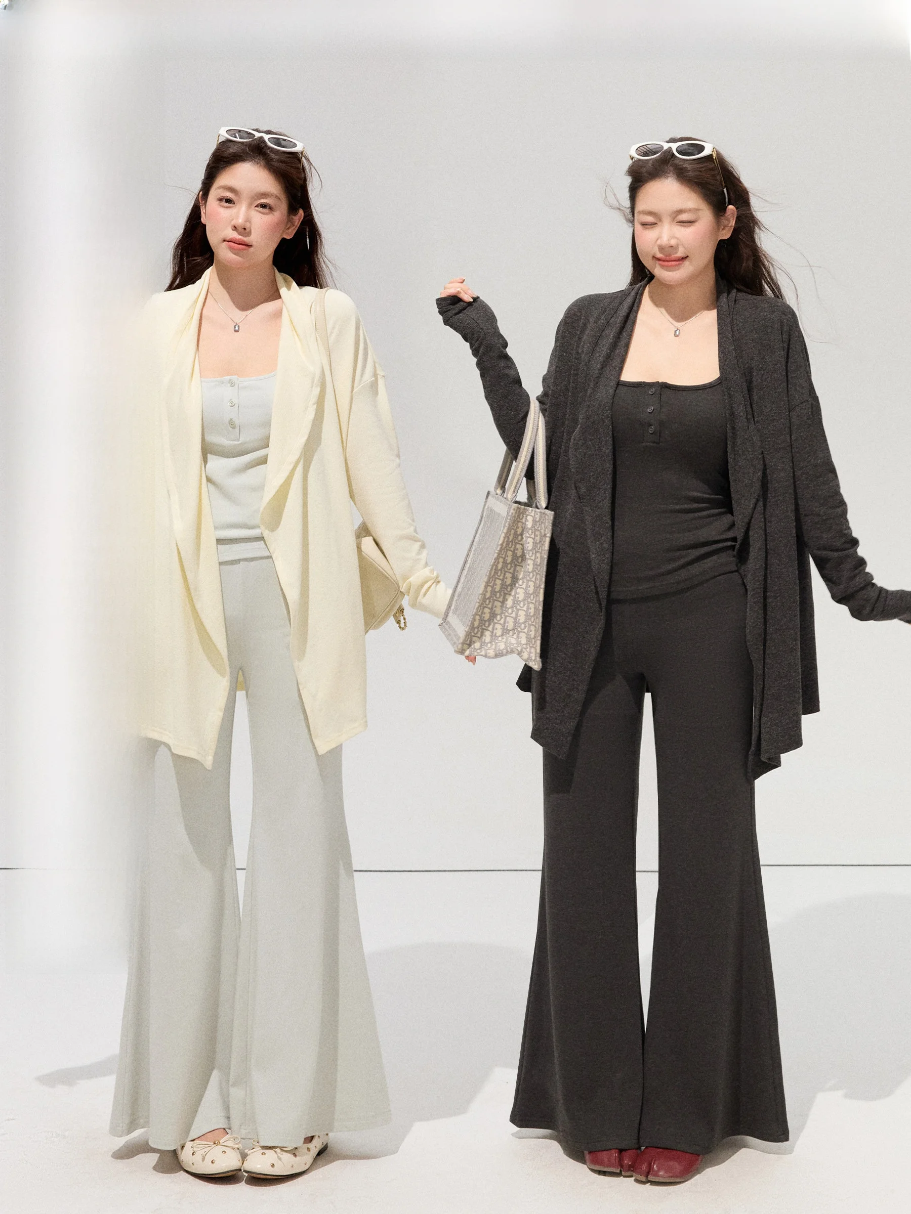 

JULULOOK " Effect" plus Size Casual Wear Comfortable Loose Fit Sweater Dress with Belt Long Sleeve Spring Autumn