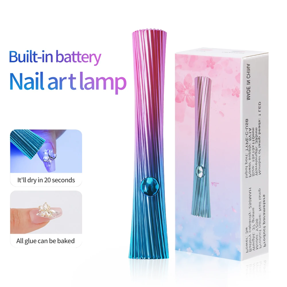 CNHIDS-Sèche-ongles portable aste, mini lampe à ongles en gel UV, conception de petite taille, outils de manucure