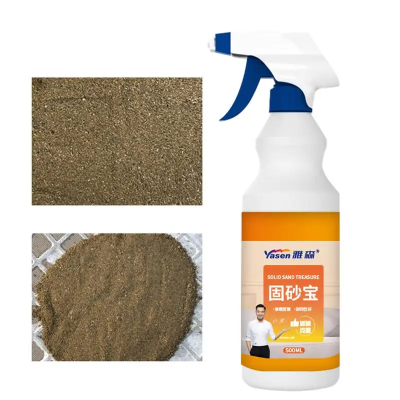 

500ml Sand Fixing Agent Wall Protection Spray Pavement Wall Crack Repair Glue Waterproof Wall Peeling Graffiti Gap Repair Tool