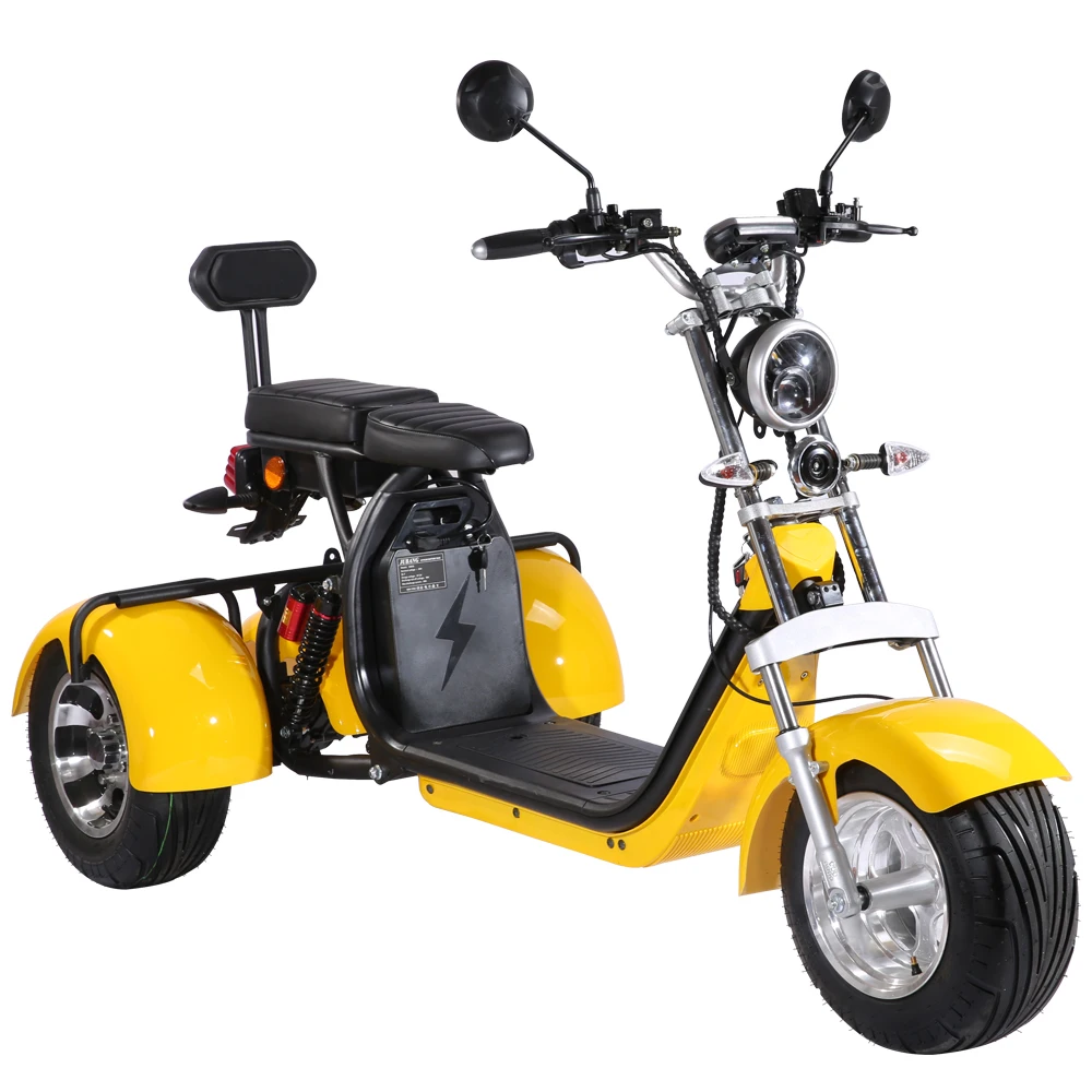 12 Inch 500W 60V20A Electric Tricycle Fat Tire City Recreational Sports Fashion Electric Tricycle