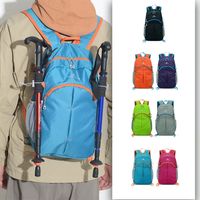 Simple Big Foldable Backpack Zipper Ultra Light Packable Backpack Waterproof Cycling Daypack Mountaineering