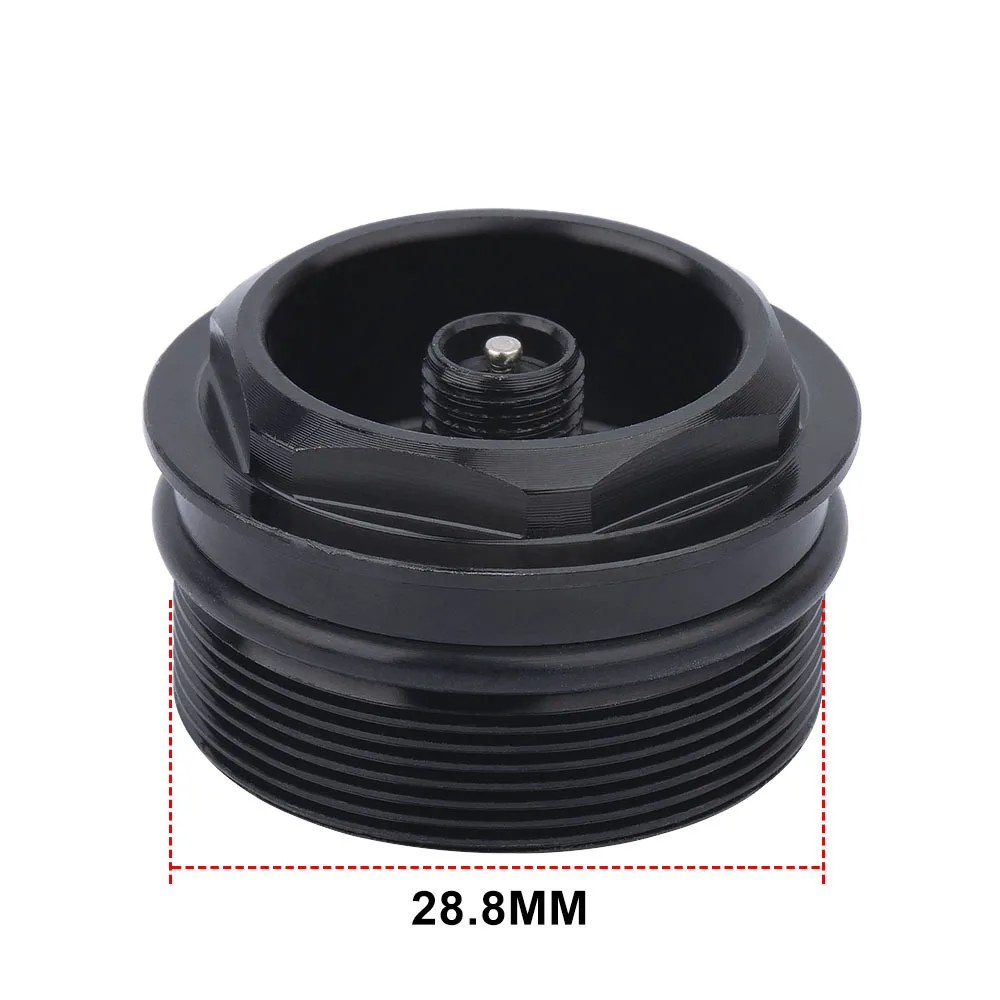 Aluminium Alloy Bike Suspension Fork Air Valve Nut For Bolany MTB Cycling Repair Spare Parts Double O Ring Seal Cap 31mm 1.0P
