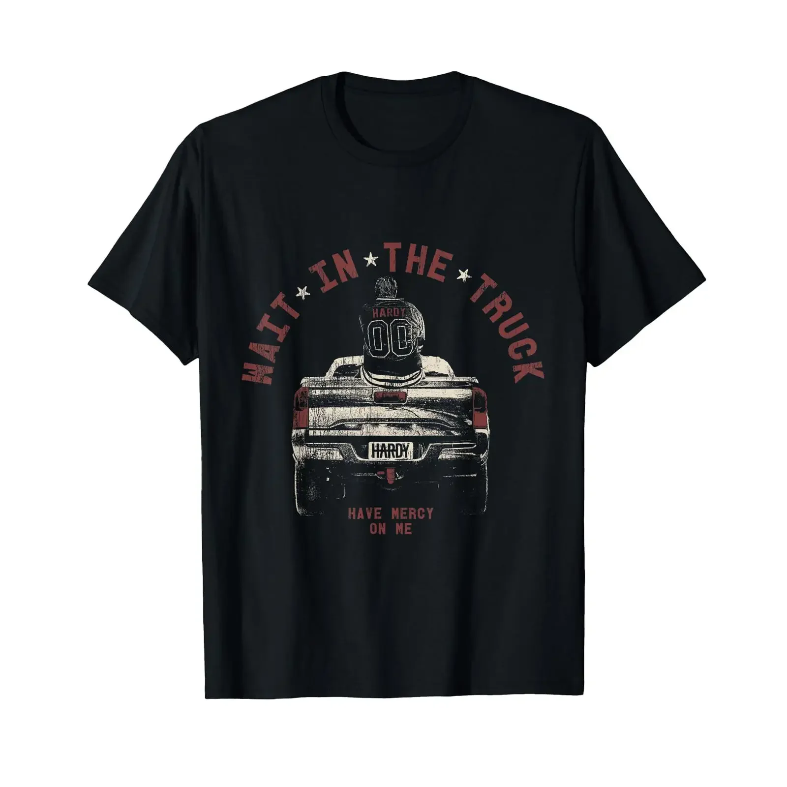 Sponsored Ad Official Hardy Wait In The Truck T Shirt vintage Washed fashion designer clothes Comfortable Soft Unisex Slightly