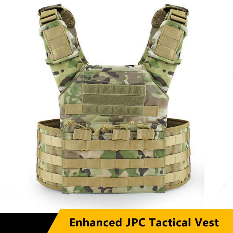 

Reinforced Version JPC Tactical Vest, Molle System, CS Light Weight Combat Vest, 500D Military Standard Nylon