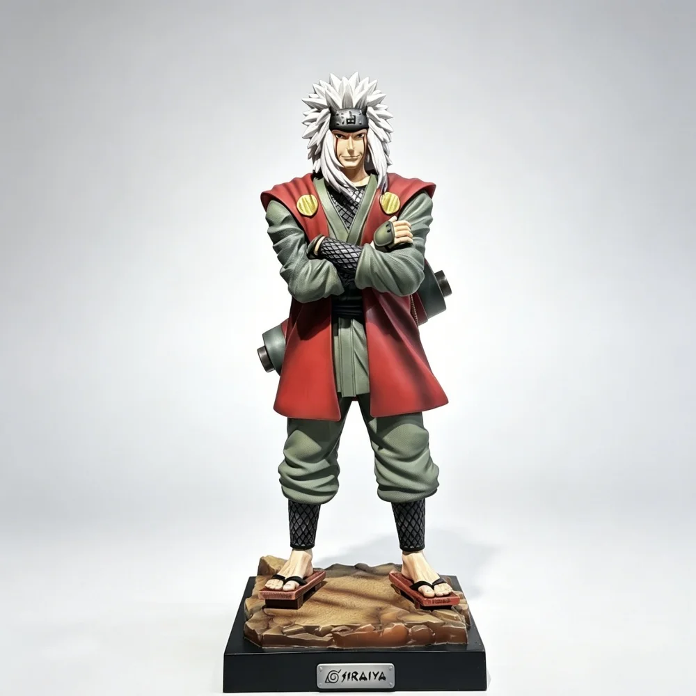 

Anime Naruto Jiraiya GK Standing Posture PVC Action Figure Collectible Model Doll Toy 37CM