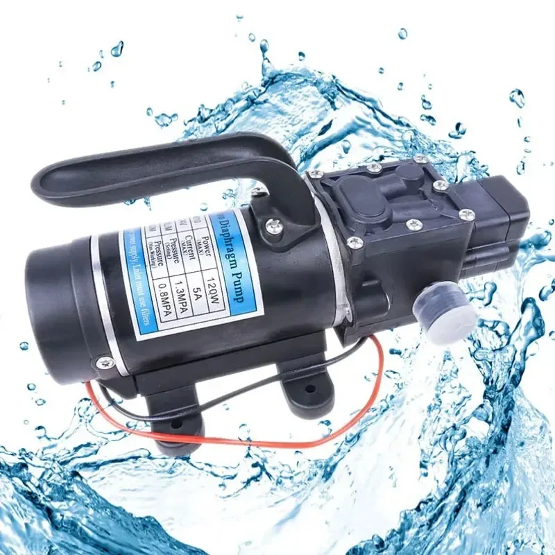 120w-high-pressure-electric-diaphragm-self-priming-pump-sprayer-dc-pressure-type-switch-reflux-type-switch-130psi-10l-min