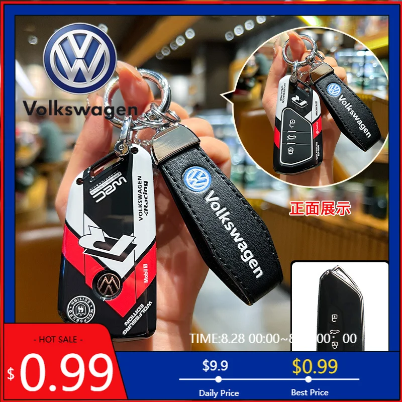 

Подстаканники в стиле ABS, чехол для автомобильного ключа, чехол для VW Volkswagen Golf 8 MK8 ID3 ID4, защита Cupra, умный пульт дистанционного управления, без ключа