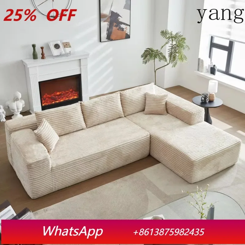 

CX combination multi-seat removable cloud corduroy fabric sofa set furniture living room