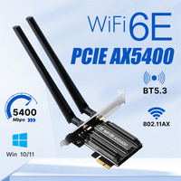 Fenvi WiFi 6E PCIE WiFi Adapter MT7922 BT 5.3 5374Mbps 802.11AX 2.4G/5G/6Ghz Wireless WiFi Network Card Desktop for Win 10/11
