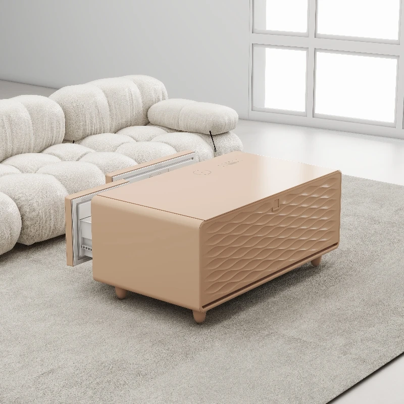 Multifunctional Modern Luxury Living Room Coffee Table Music Player Wireless Charging Smart Coffee Table