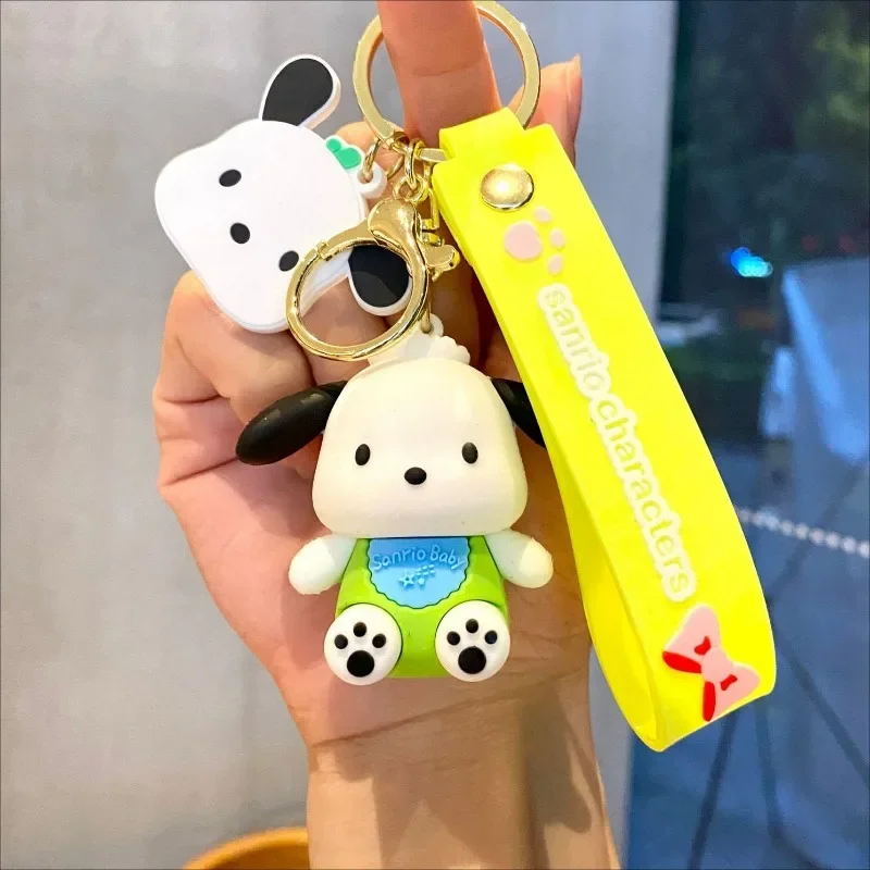 

Cute Pochacco Keyring Keychain for Women Men Students Sanrio Pendant Phone Case Schoolbag Handbag Decoration Car Key Chain