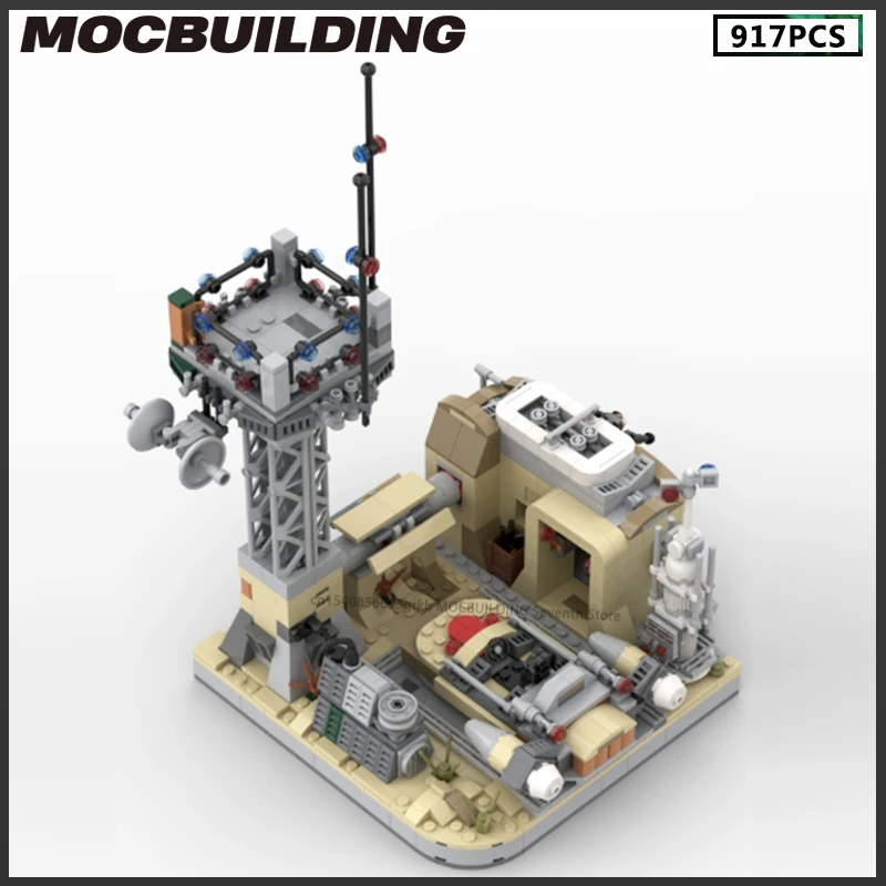 

MOC Classics Movie Street View Model Desert Outpost 1 v.3 Diorama Building Blocks Bricks Assembly Toys DIY Collection Gifts