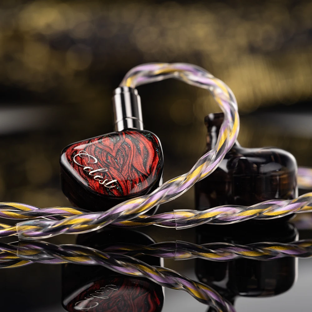 New Celest Yaksha Headphones 2DD+1BA+1MPD Hybrid Drivers Monitor Earphones IEMs With 6N OCC Silver+OCC HiFi Headset Cable image 5