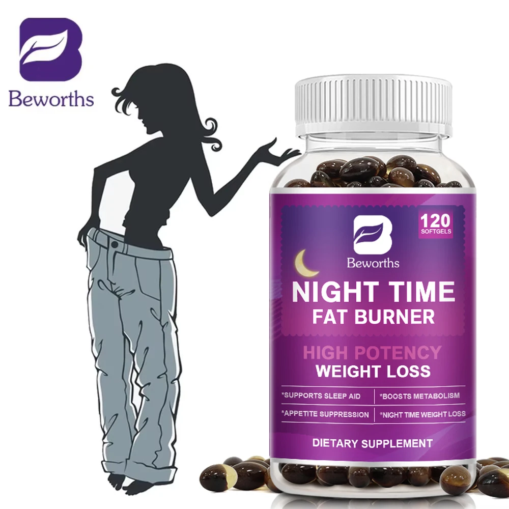 BEWORTHS Night Time Capsules Plus Vitamin D3 White Kidney Bean Extract Melatonin,L-Theanine,Green Coffee Bean Extract