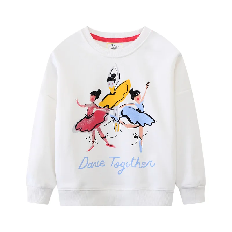 

Children's Spring and Autumn New Girls' Knitted Cute Style Sweatshirt Round Neck Pullover Girls' Top Children's Clothing