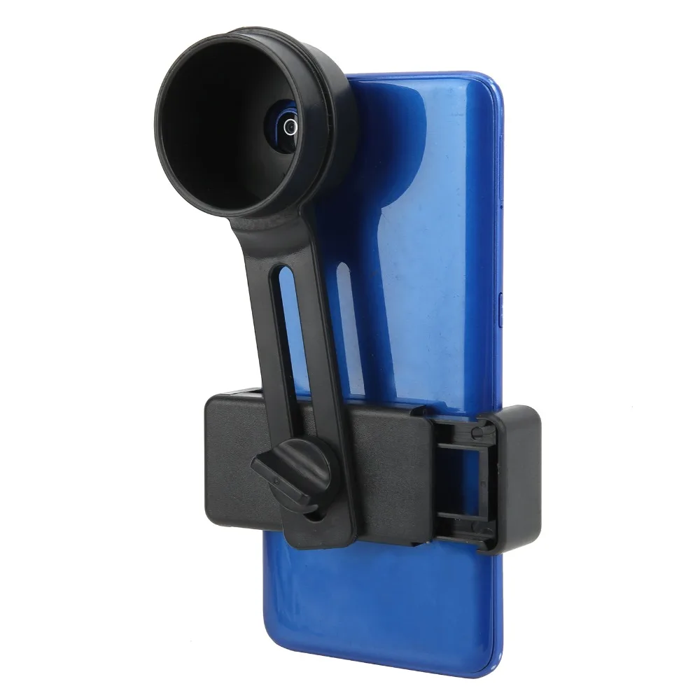 2 Pcs Durable Plastic Telescope Phone Adapter Lightweight Black Phone Mount Holder Digiscoping Mount Microscope Accessories