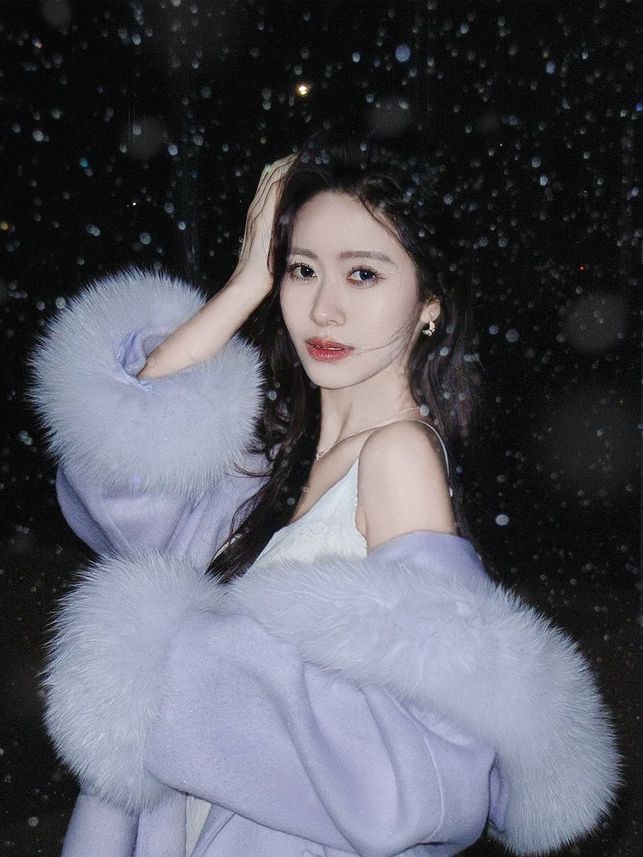 

Gogogo Home Gentle Wind: Женское зимнее пальто с большим меховым воротником, из смесовой шерсти, с длинными рукавами, класса люкс, для максимального тепла