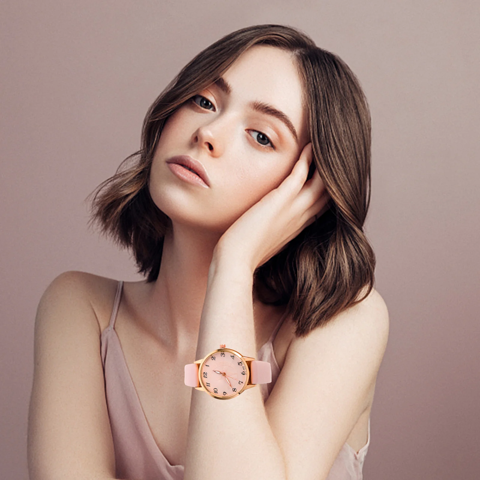 Reloj informal para mujer, reloj de pulsera delicado, diseño Simple y elegante, uso diario, fiesta escolar, citas, moda, portátil, agradable para la piel