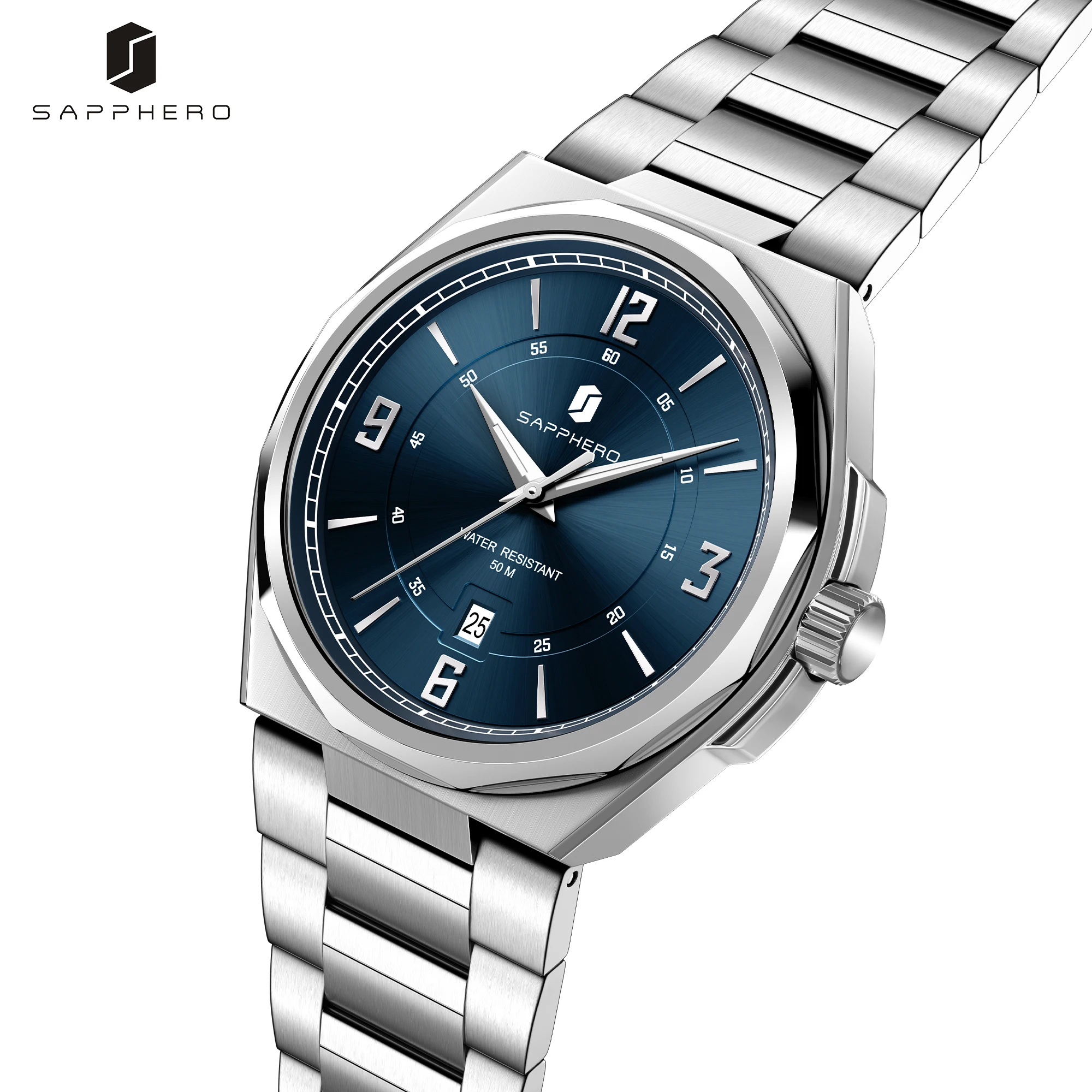 Мужские кварцевые часы SAPPHER – обзор и цена Smartwatch Watches Gift For Men