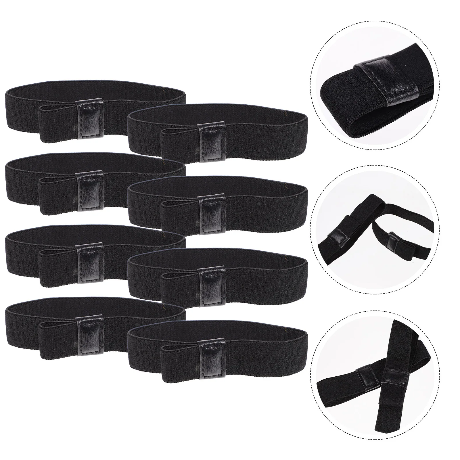 

8Pcs Colored Bento Box Straps High Elastic Bento Bands Reusable Lunch Container Straps Portable Outdoor School Use