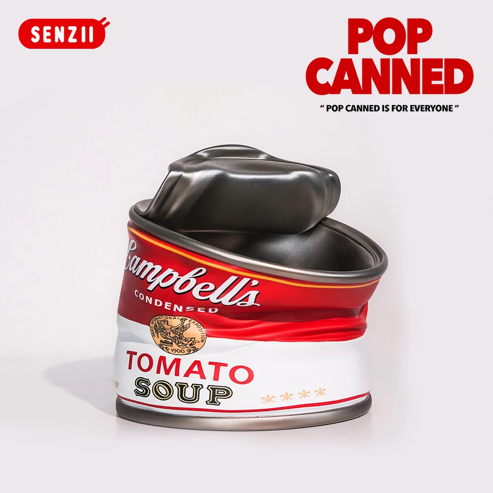 Interesting Can-Shaped Ashtray Storage Home Decor Gift Collection Ornament