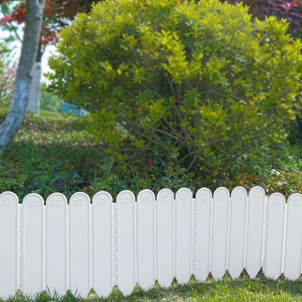 Landscape Edging Fence Garden Border Plastic Barrier For Lawn Flower Bed Separation Durable Decorative Yard Path Divider
