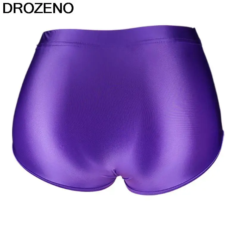 

Sexy Shiny Briefs Glossy Tight Silky Leggings Safety Pants Outer and Inner Wear Men and Women Boxers