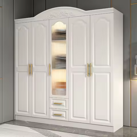 Aesthetic Orgnizer Wood Wardrobes Luxury Drawers Stylish Display Adult Wardrobes Bedroom Storage Guarda Roupa Furniture Home