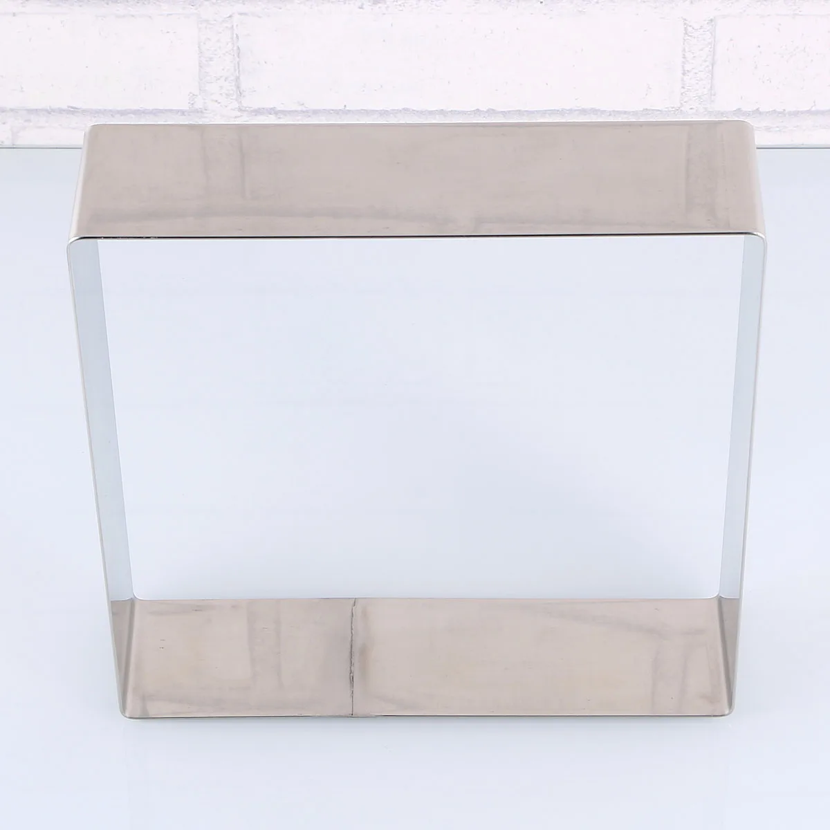 

Stainless Steel Cake Ring 10 Inch Square Mousse Mould For Baking Pastry Dessert Diy Cooking Tool Oven Safe Reusable