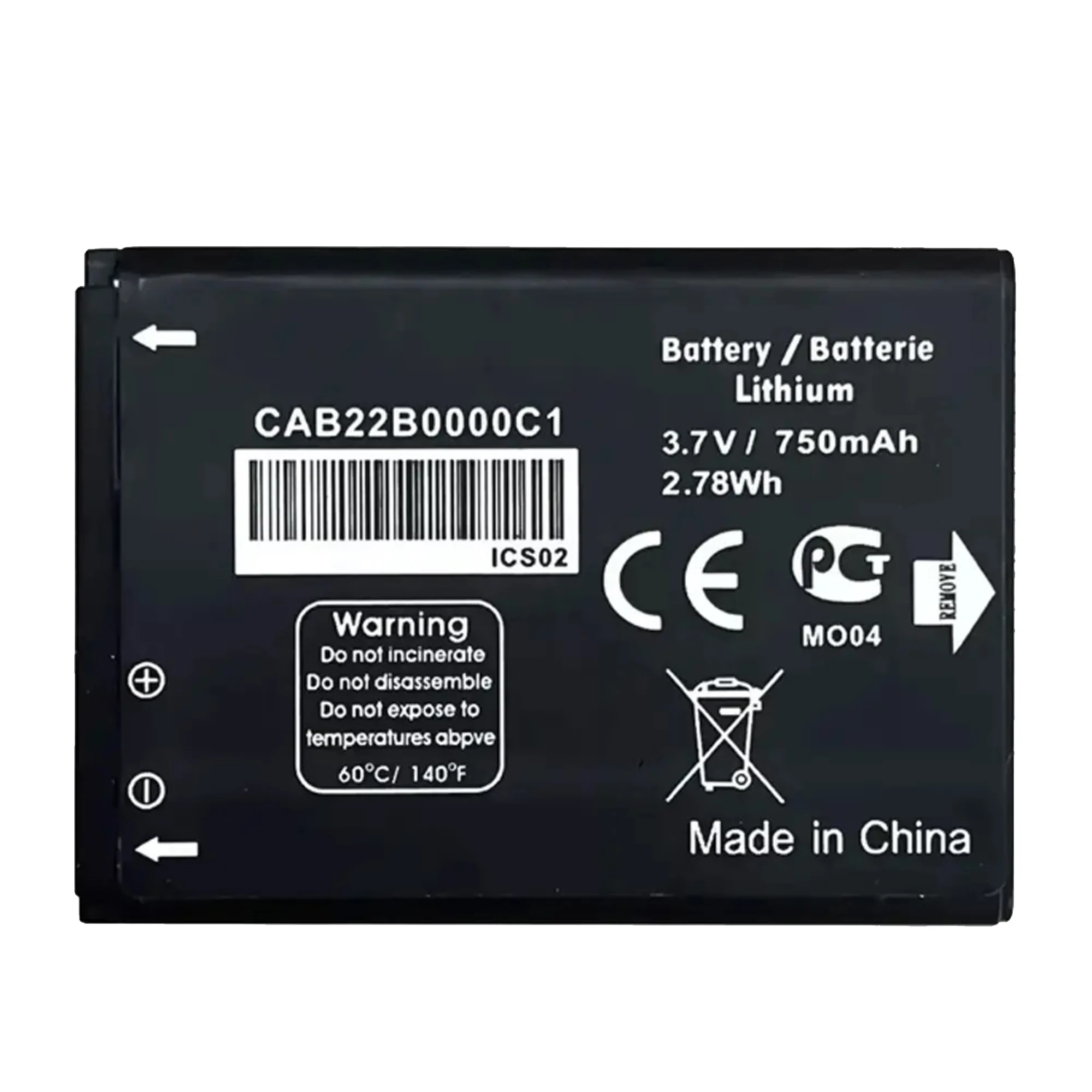 CAB22B0000C1 Battery For ALCATEL OT-2010 OT-2010D OT-2010X OT-356 665X 1010D,1030D Original Capacity Phone Batteries Bateria