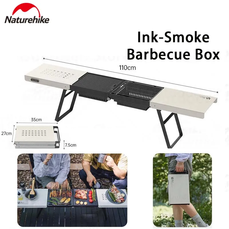 

Naturehike Outdoor Folding Stove Portable Stove Table Dual-purpose Camping Equipments for Camping Picnic BBQ Camping Cookware