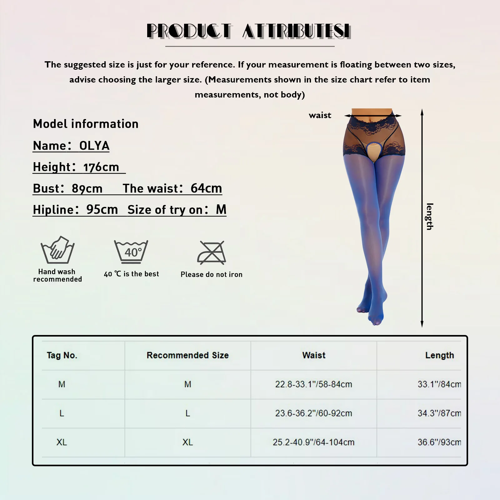 Womens Lingerie Open Crotch Pantyhose Exotic Open Butt Pants Leggings Underwear See-Through Floral Lace Patchwork Stockings