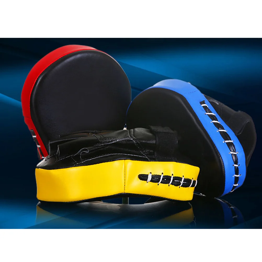 

1Pair Mma Boxing Mitts PU Punching Training Gloves Karate Thai Kick Wrist Protection Boxing Mitt