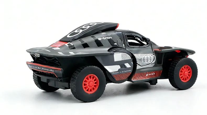 NIEUWE 1:32 Audi RS Q E-tron Quattro Legering Model Auto Geluid en Licht Trek kinderen Speelgoed Collectibles verjaardagscadeau
